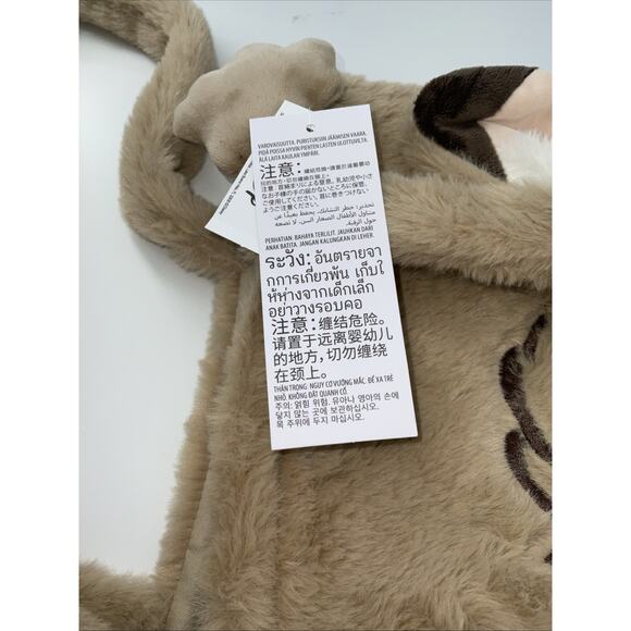 Disney Parks Bag Tote NWT Fuzzy Bambi Print With Magnetic Clasp & Flower Charm - Picture 7 of 10